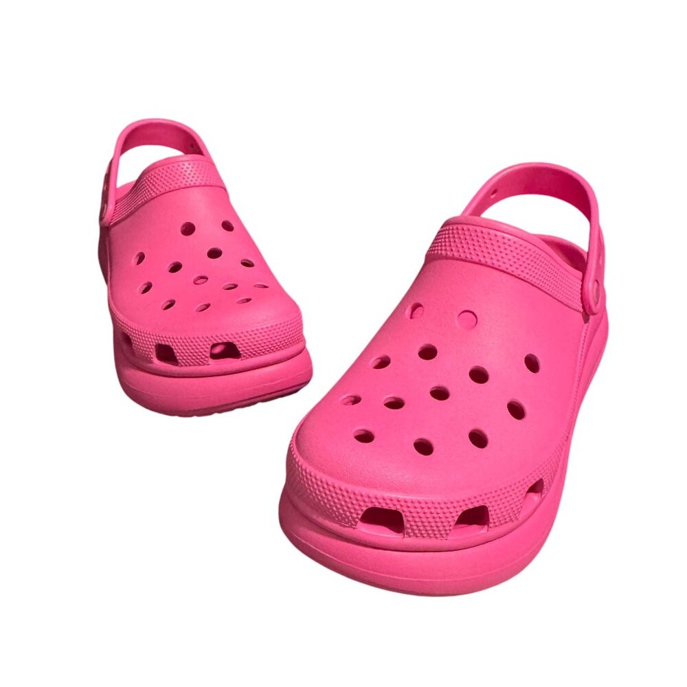 Crocs Classic Crush Pink Clogs, Size 9M 11W NWOB